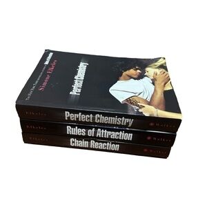 Simone Elkeles Trilogy Perfect Chemistry, Rules of Attraction & Chain Reaction